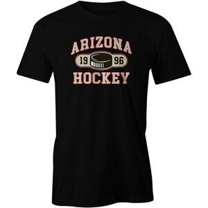 Arizona Hockey Est 1996 Black Fan T Shirt